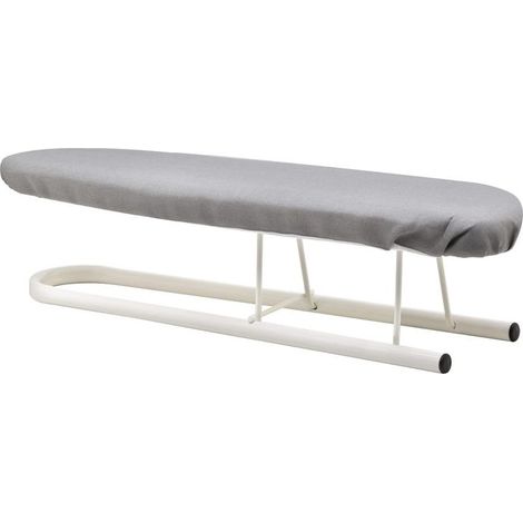 Lelit PA062 Stiramaniche Universale da Appoggio in Metallo Ripiegabile con Telo Imbottito colore Grigio (1/2)