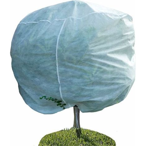 Couverture d'hivernage pour plantes, paillis, 240 x 200 cm, housse d'hivernage pour arbres et palmiers, ajustable avec cordon de serrage à fermeture éclair (1/5)