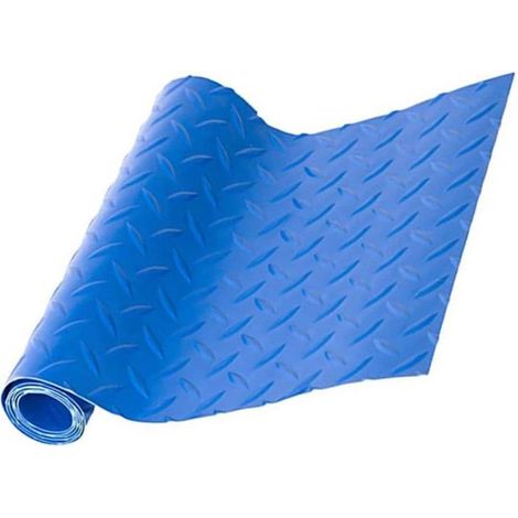 Poolmatte – Leiterpuffermatte – Poolschutz – Rutschfestes PVC-Material – 90 x 23 cm – Grau (1/5)