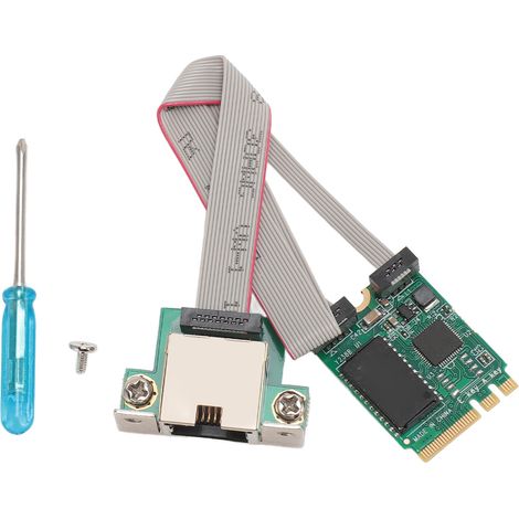 M.2 2,5G 1000 Mbps Netzwerkkarte, Ethernet-Adapter, Gigabit RJ45-Anschluss für Desktop-Server/Workstation (1/5)
