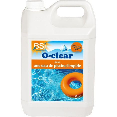 Clarifiant piscine - BSI - Cristal Clear 5 L - Eau claire et brillante - Transparence - Usage piscine (1/3)