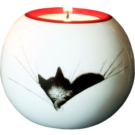Porte-Bougie Boule Chats par Dubout (1/2)
