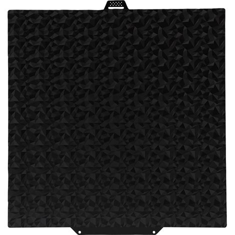 Piano di stampa di ricambio per stampanti 3D Q2 e Q2C, piastra in acciaio armonico PET/PEO 280 x 280 mm (1/5)