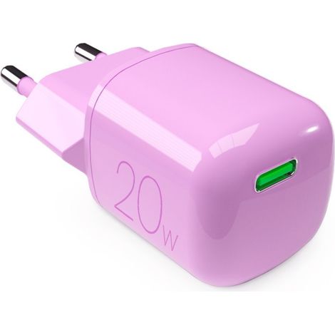 USB-C GaN 20W Wandladegerät – Rosa (1/3)