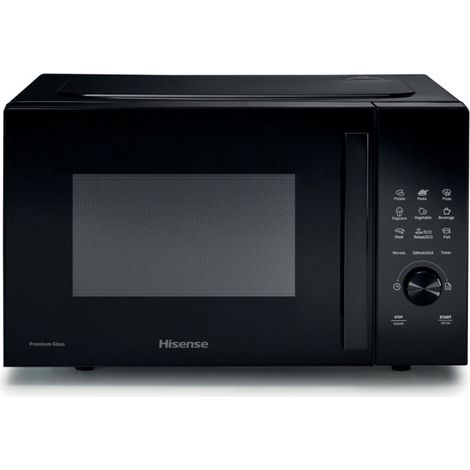 Hisense H23MOBSD1H Forno a microonde Solo 23 L 800 W 9 Programmi Rivestimento Ceramico colore Nero (1/5)