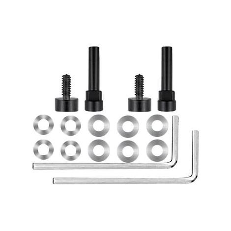Kit de vis pour charnière - Compatible avec les casques Bose QC35/35 II/45/SE/QC - Kit de réparation pivotant - Noir (1/5)