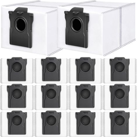 14 Stück Staubbeutel für Dreame L10s Ultra Gen 2/L10s Ultra Gen 3/X40 Ultra/X50 Ultra/L40 Ultra/L50 Ultra/Mova P10/E30/P50/V50 Staubsauger,3.2 Liter Staubbeutel mit Aktivkohleschicht (1/5)