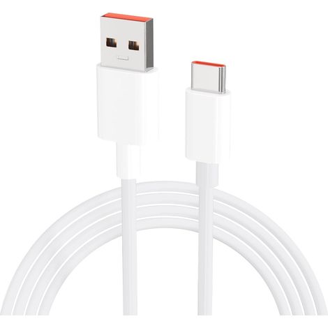 120W Cable USB C Pour Note 14/13/12/11s/11/13 Pro/8 9 Pro 9T Câble USB Type C Charge Rapide Câble de Transfert Données pour Note 14/13/12/11/10 Pro/Mi 11 Lite (1.5M) (1/5)