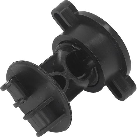 100 Stück ABS-Isolatoren, 55 mm Länge, 48 mm Breite, Bolzenisolatoren für Elektrozäune, Landwirtschaft und Gartenbau, Schwarz (1/5)