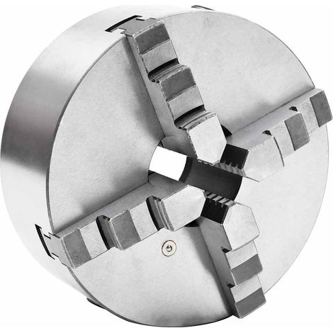 vidaXL 4 Jaw Self-Centering Lathe Chuck 200 mm Steel K12 200 (1/5)