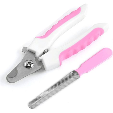 Coupe-ongles professionnel - Coupe-ongles pour animaux - Rose - Coupe-ongles pour chien (1/5)