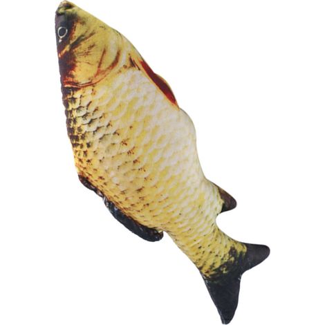 Dekoratives 3D-Kissen mit Karpfenmotiv, Sofakissenbezug, Geschenk für Kinder, Größe 40 cm (1/5)