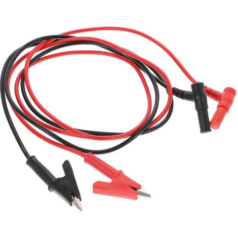 paire de pinces crocodiles pour multimètre, câble de test, sonde de test pour multimètre de voiture-3.80X1.00X1.00CM (1/3)