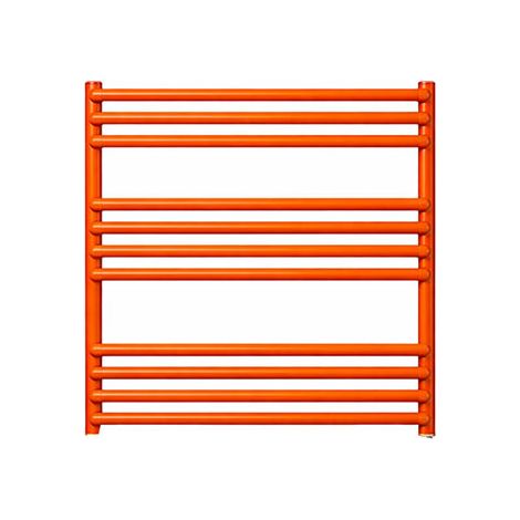 Sèche-serviette eau chaude orange rouge clair - RAL 2008 - HxL 540x600 mm - 355 Watts - ALE540/600ZX2008 (1/4)