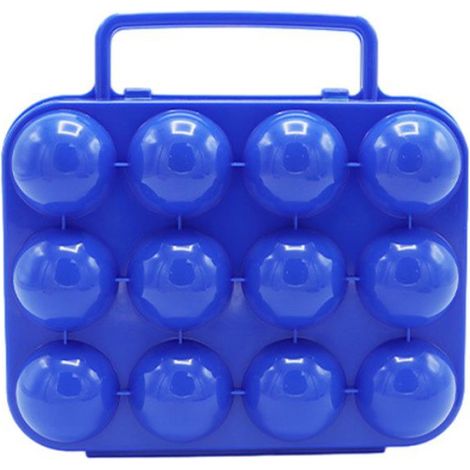 Porte-Oeufs - Plastique - 12 Emplacements - Poignée Intégrée - Portable Pour Cuisine Et Camping