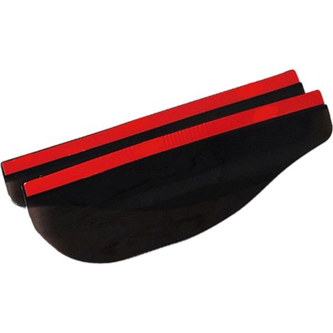 (noir) 2 pièces Déflecteurs de pluie pour rétroviseurs de voiture en fibre de carbone, protection contre la neige et le soleil, accessoires pour rétroviseurs de voiture (1/5)