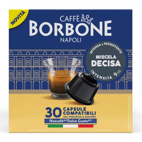 Caffè Borbone Capsule Compatibili Dolce Gusto Miscela Decisa 30pz (1/5)