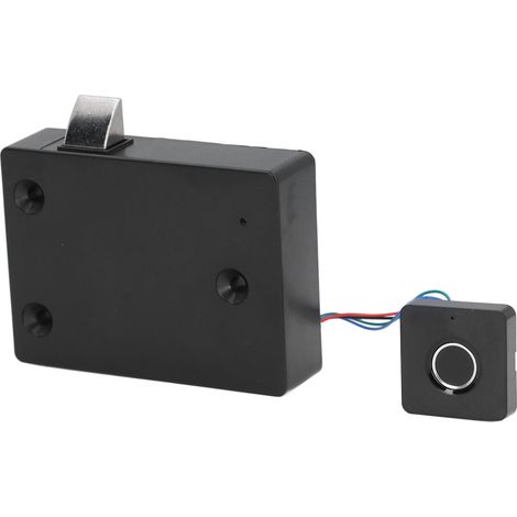 Serrure biométrique intelligente sans clé pour armoire, tiroir, classeur, armoire, sécurité enfant, verrou électrique pour la maison et le bureau, batterie au lithium, serrure à empreinte digitale (1/5)
