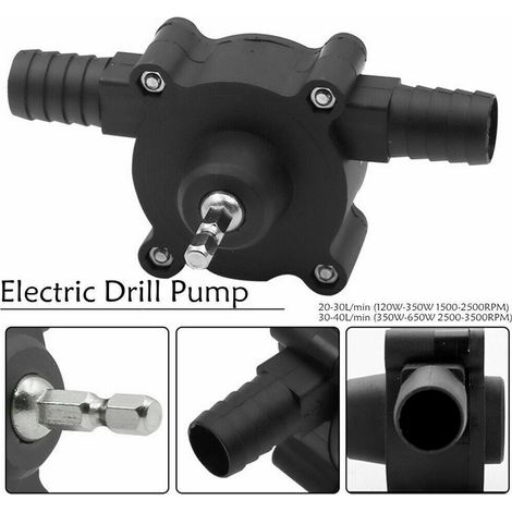 Mini perceuse électrique portative, pompe auto-amorçante pour transfert d'huile, de fluides et d'eau (1/5)