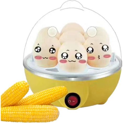 Cuociuova - Elettrodomestico da cucina - Preparazione della colazione - Spegnimento automatico - 7 uova - Tuorli (1/5)