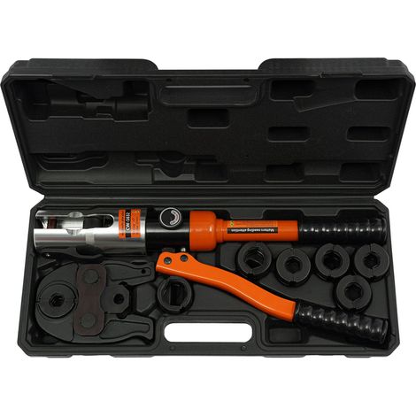 Senderpick – Pince à sertir hydraulique 10T – 7 mâchoires V12-V28 – Étanchéité précise pour tuyaux en cuivre et acier – Outil professionnel