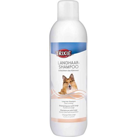 Shampoing 1 Litre pour chien a poils longs - Trixie