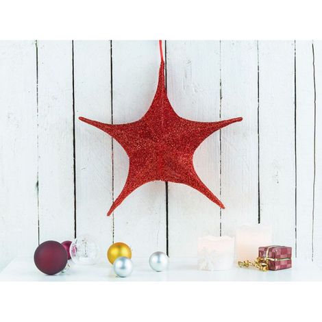 Lot de 4 étoiles de Noël pliables Ø 40 cm (1/5)