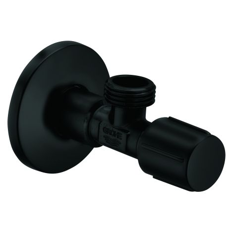 Eckventil 102342 1/2Zollx1/2Zoll langer Schubschaft matt black (1/3)