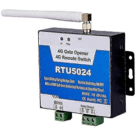 2025 RTU5024 Ouvre-portail GSM Contrôleur d'accès automatique pour portail 4G GSM Télécommande de garage gratuite pour téléphone JR2025032601290 -NN (1/4)