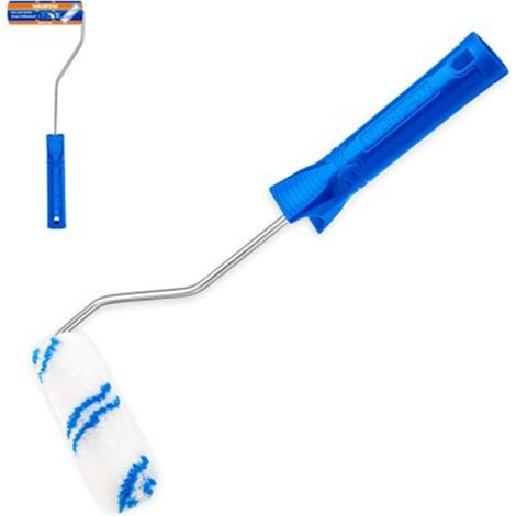 Rouleau avec manche en polyester de 100 mm (4") pour peindre les murs intérieurs, finition lisse