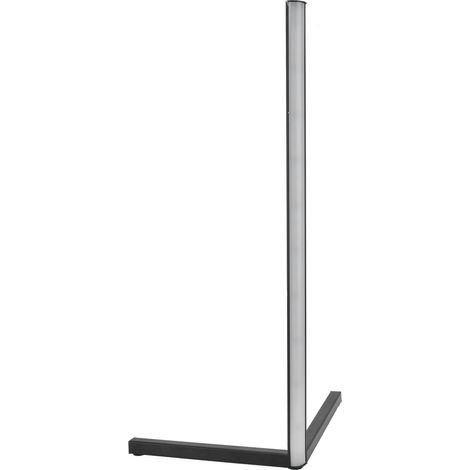 Lampe d'angle LED en fer et polycarbonate, facile à assembler, lumière blanche, sur pied, pour salon ou chambre. (1/5)