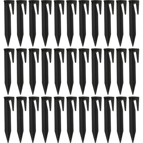 150 Pcs Piquets de Fixation pour Câbles Périphériques, Piquets de Terre pour Robot Tondeuse Accessoires pour Tondeuses à Gazon, Piquet de Terre pour Câble de Délimitation