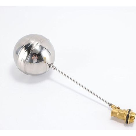 EASYCOMFORT Robinet à flotteur DN20 G3/4" avec boule flottante et filetage mâle, vanne de remplissage automatique pour piscine et réservoir d\'eau (1/5)