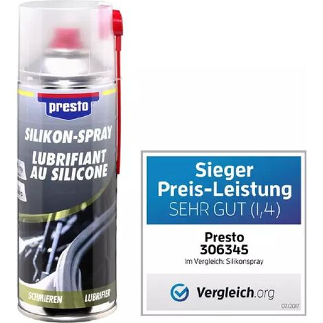 Lubrifiant Silicone 400 Ml Presto