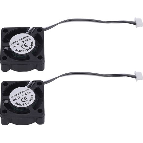 Ventilateur Hotend 18000r/min DC 5V PWM, contrôle de la température, Double roulement à billes, remplacement de refroidissement pour X1C, 2 pièces (1/5)