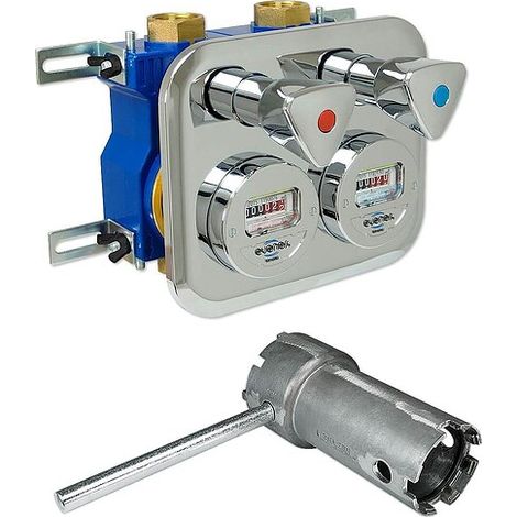 Wasserzähler-Montageblock ZENNER 2'' Komplett-Set 5-teilig - 10 % gespart (1/4)