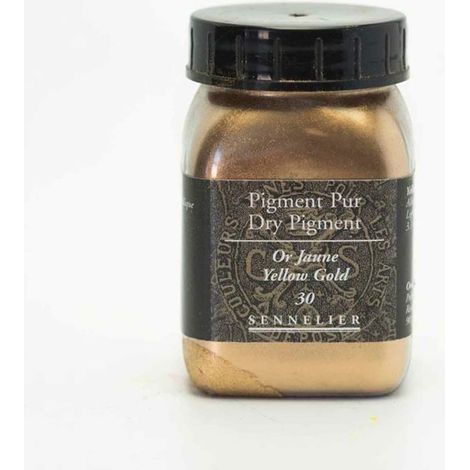 Pigment pour création de peinture - pot 90 g - Doré