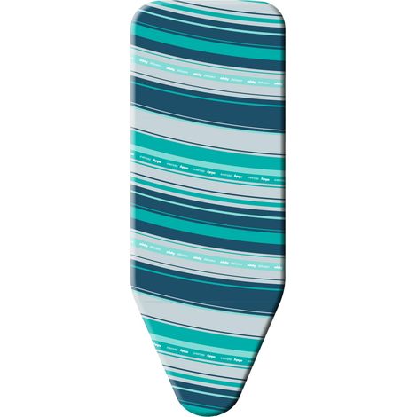 Minky Copriasse da Stiro Universale XL di Alta qualità, Adatto per Assi da Stiro Grandi Fino a 145 x 54 cm, XL, 100% Cotone, Nero