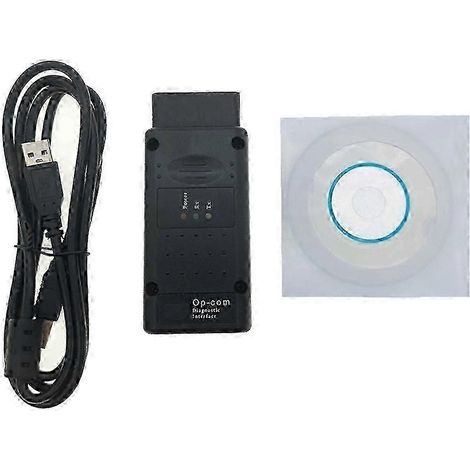 OPCOM Firmware V1.99 V2014 OBD2 kompatibel mit CAN-BUS Codeleser und Opel Opcom Kfz-Diagnosegerät (schwarz)