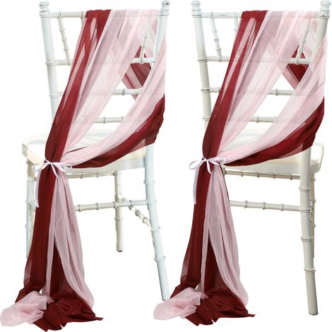 [Cintas decorativas para sillas] + [8 pares] + [A1] + [Poliéster bicolor para bodas] (1/5)