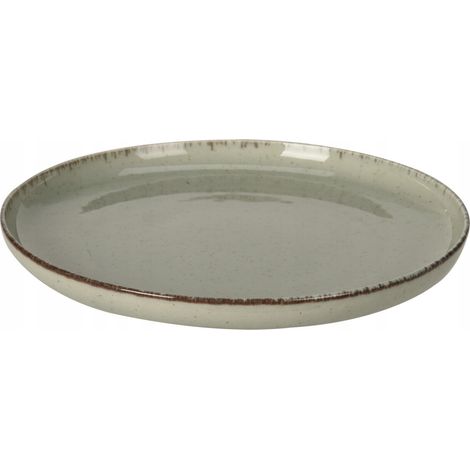 Assiette à dessert en porcelaine verte, 19 cm