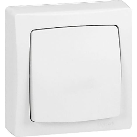 interrupteur bipolaire - 10a - complet - blanc - legrand 086003l (1/4)
