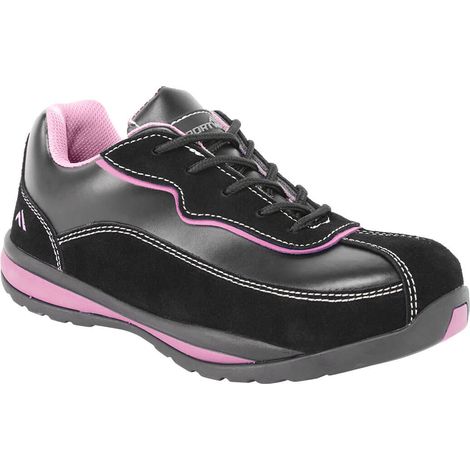 Scarpe antinfortunistiche basse Donna S1P HRO Nero/Rosa 39
