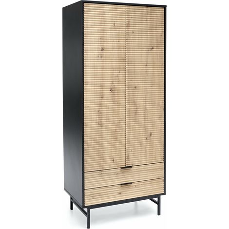 Armario Mircavu 106 , 205x80x53cm, Puertas de armario: Con bisagras, Número de estantes: 0 (1/5)