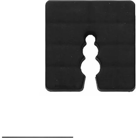 Scell-It – Cales plastiques noires 50x50 mm – Épaisseur 10 mm – Pour chevilles D.6/D.8/D.10 – Réduction des ponts thermiques