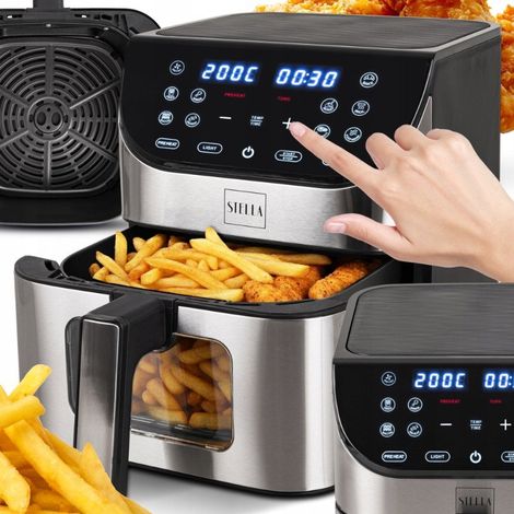 Friggitrice ad aria stella staf-1500-6-ix 1500 W 6 litri (1/3)