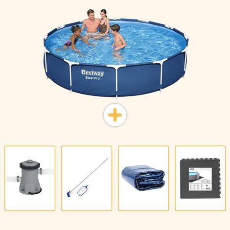 Bestway Bestway Steel Pro Ronde - 366x76 cm - 5-pièces S217 (1/5)