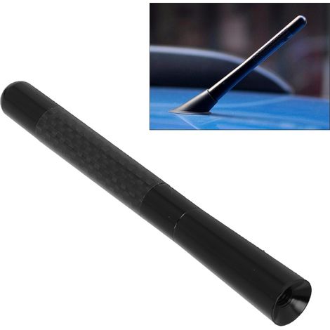 Universelle 12 cm (4,7 Zoll) dekorative Autoradioantenne, kompatibel mit Mini Cooper S JCW R55 R56 R57 R60, Dachmontage, Außenzubehör, schwarz (1/5)