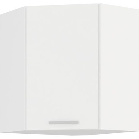 EKO White Eckhängeschrank 58x58 Weiss matt Küchenzeile Küchenblock Einbauküche (1/2)