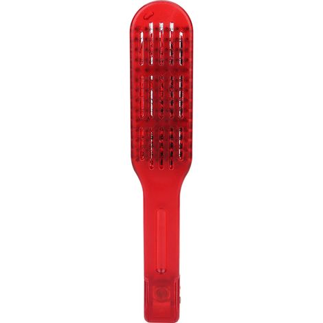 Glätteisen aus Holz mit Kamm, Haarglättungs-Styling-Tool (Rot) (1/5)